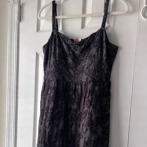Anthropologie Lilka Black Lace Dress Size L